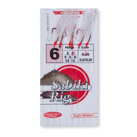 Kali 56971 Sabiki Rig SQ 6047 6 Единицы Серый  Red 6 