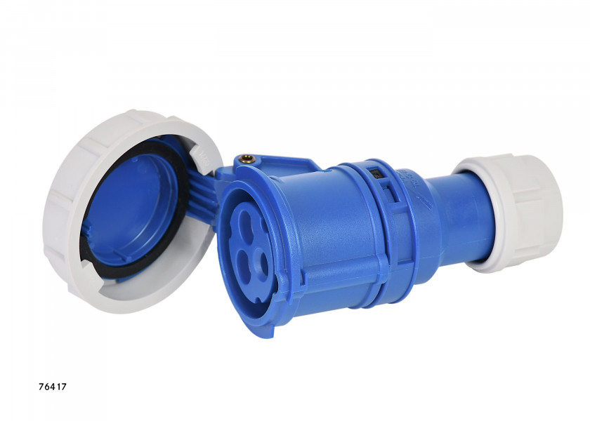 Купить Разъем CEE / 16 A / 3-контактный / водонепроницаемый 76417-bvs 7ft.ru в интернет магазине Семь Футов