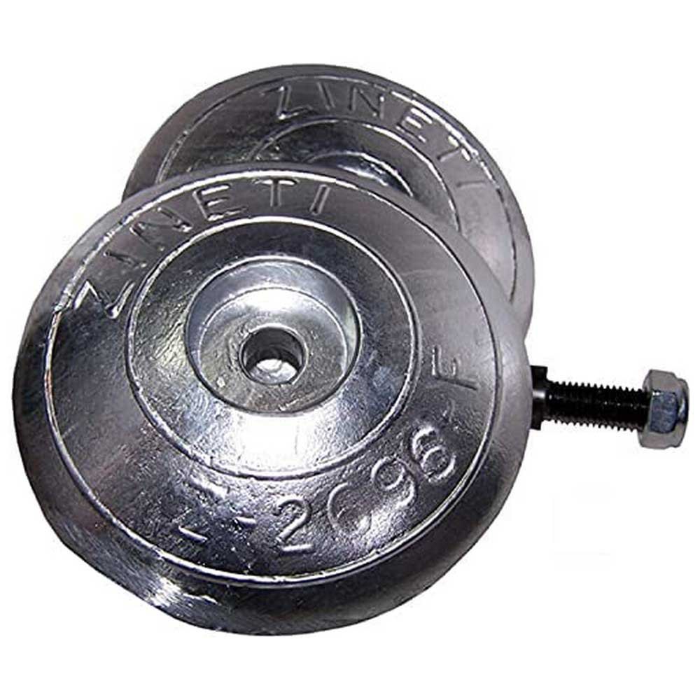Zineti 25487 Пара дисков руля 110 mm Серебристый