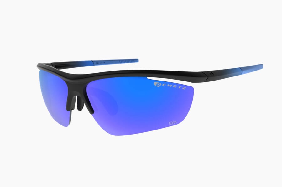 Купить Спортивные очки Demetz Relief M / Matte Black / Matte Blue Brown with Blue Mirror Cat.3, relief5154bf63 7ft.ru в интернет магазине Семь Футов