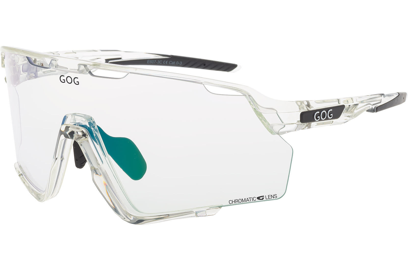 Купить Спортивные очки с диоптриями GOG Prometheus / Photochromic Green/Black / Reflex Green, rx-960/e607-3c 7ft.ru в интернет магазине Семь Футов