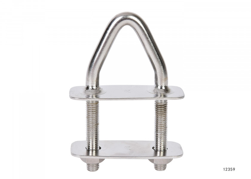 Купить BLUE WAVE 410600 Треугольник из нержавеющей стали с проушиной / прямой / M10 x 60 мм 12359-bvs 7ft.ru в интернет магазине Семь Футов