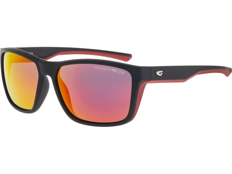 Купить Спортивные очки GOG Levante / Matt Black/Red / Polarized Reflex Red, e265-2p 7ft.ru в интернет магазине Семь Футов