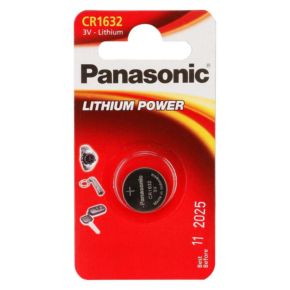 Panasonic CR1632EL/1B 1 CR 1632 Кнопка Батарея Серебристый Silver