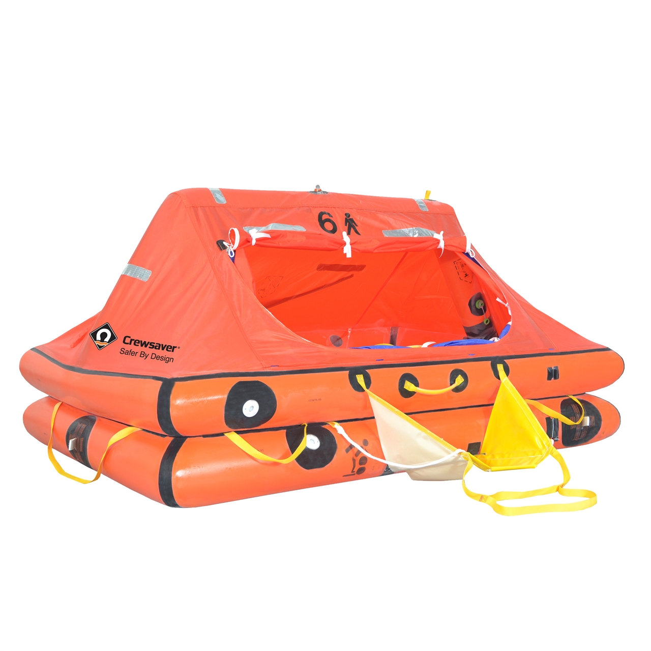 Купить Спасательный плот Crewsaver ISO Ocean 95071 в сумке свыше 24 часов на 6 человек 790 x 500 x 380 мм 7ft.ru в интернет магазине Семь Футов