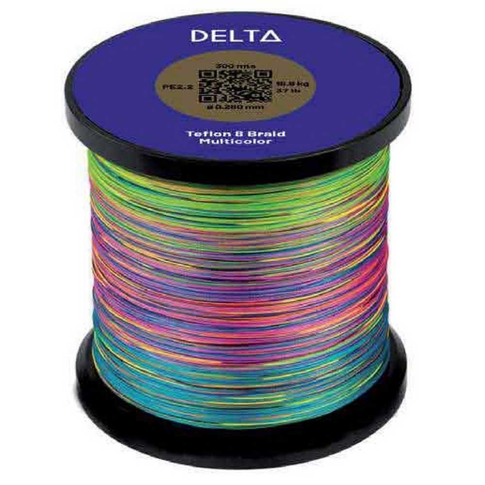Delta DELTAMULTI30064.8 Teflon 8 Braid 300 m Плетеный Многоцветный Multicolour 0.360 mm 