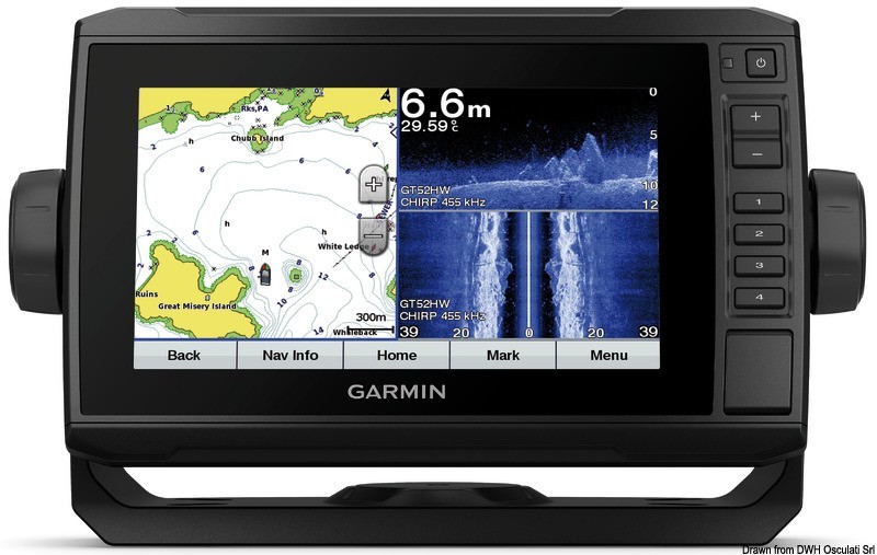 Купить GARMIN chartplotter EchoMap UHD 72sv transd.54GT, 29.053.08 7ft.ru в интернет магазине Семь Футов