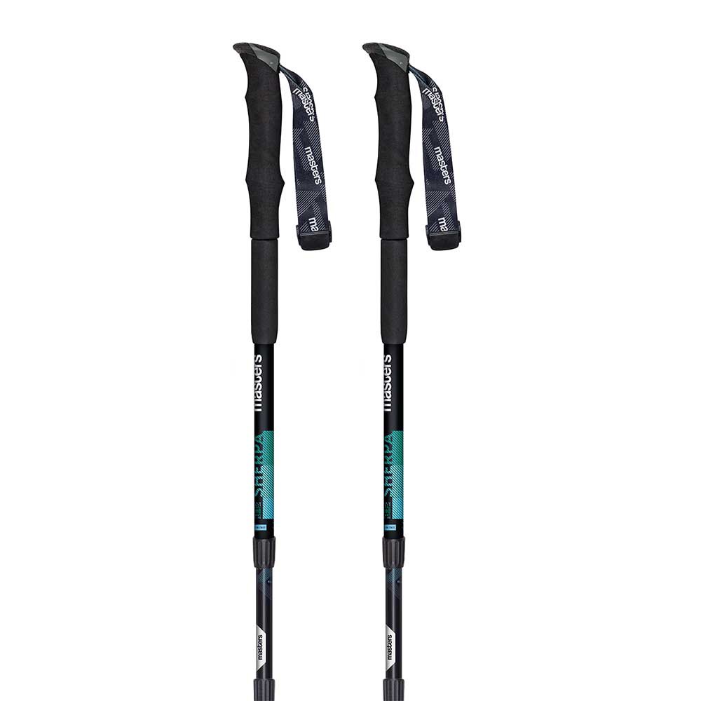 Masters 01S2419 Sherpa столбы  Black / Turquoise 140 cm