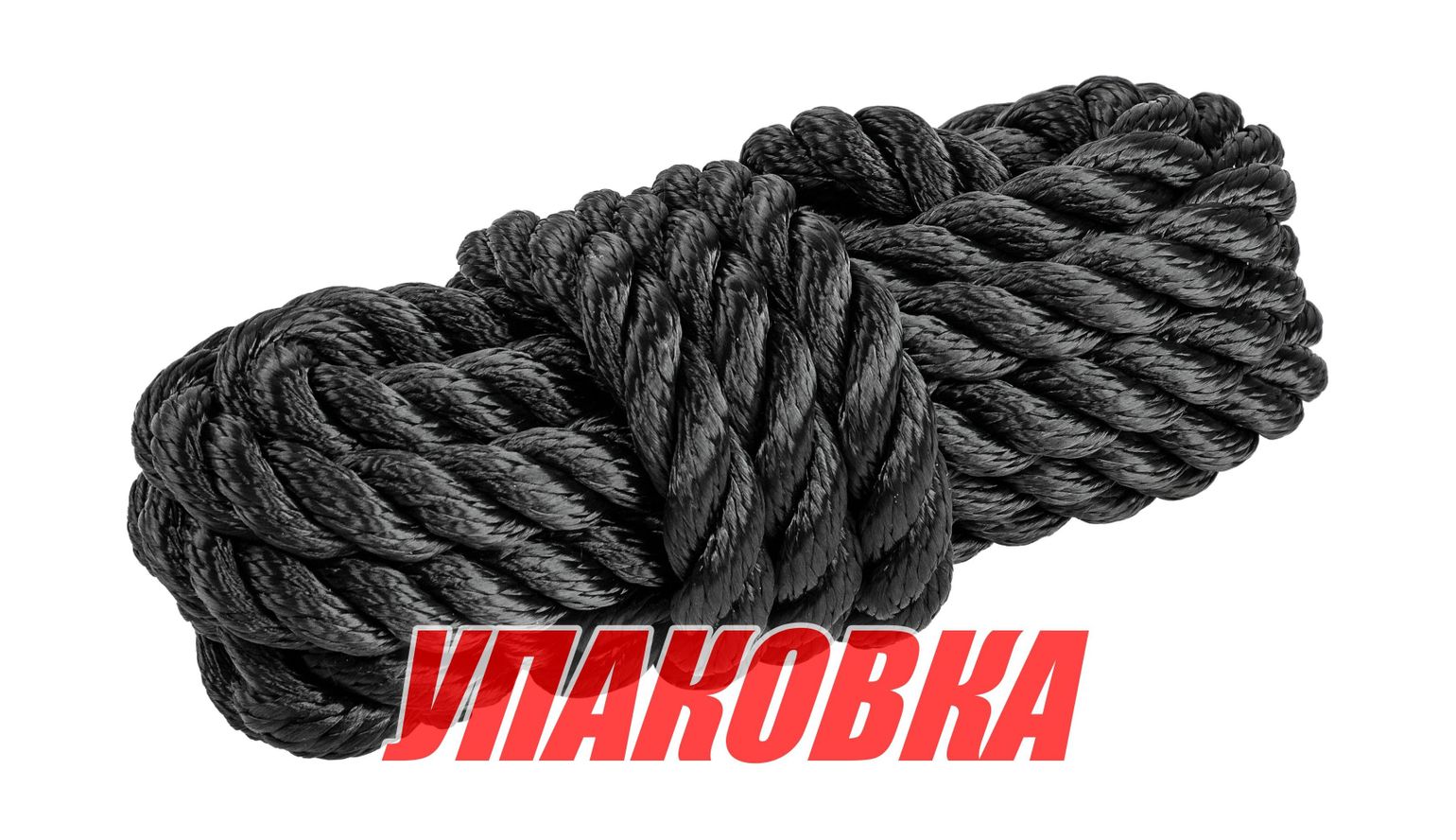 Купить Веревка из полиэстера с огонами для крепления кранца, d10 мм, L2 м, цвет черный (упаковка из 12 шт.) Marine Rocket MR4021_pkg_12 7ft.ru в интернет магазине Семь Футов