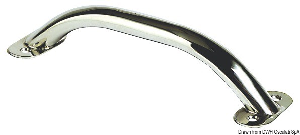Купить Oval pipe handrail AISI316 19x25 mm 600 mm, 41.911.24 7ft.ru в интернет магазине Семь Футов