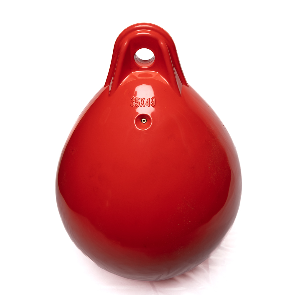 Универсальный швартовый/маркерный надувной буй Polimer Group MB35495 35х49см 2,2кг из красного пластика