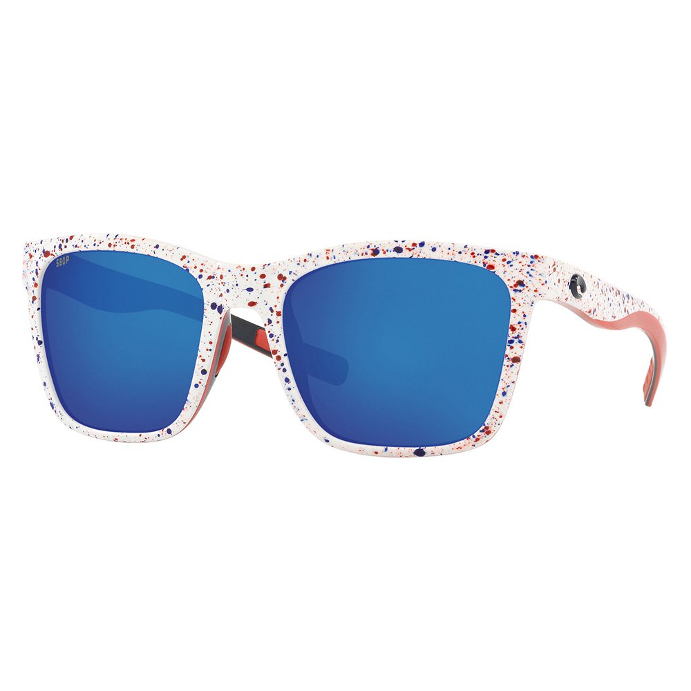 Costa 06S9037-90372156 поляризованные солнцезащитные очки Panga Shiny White Firework Blue Mirror 580P/CAT3