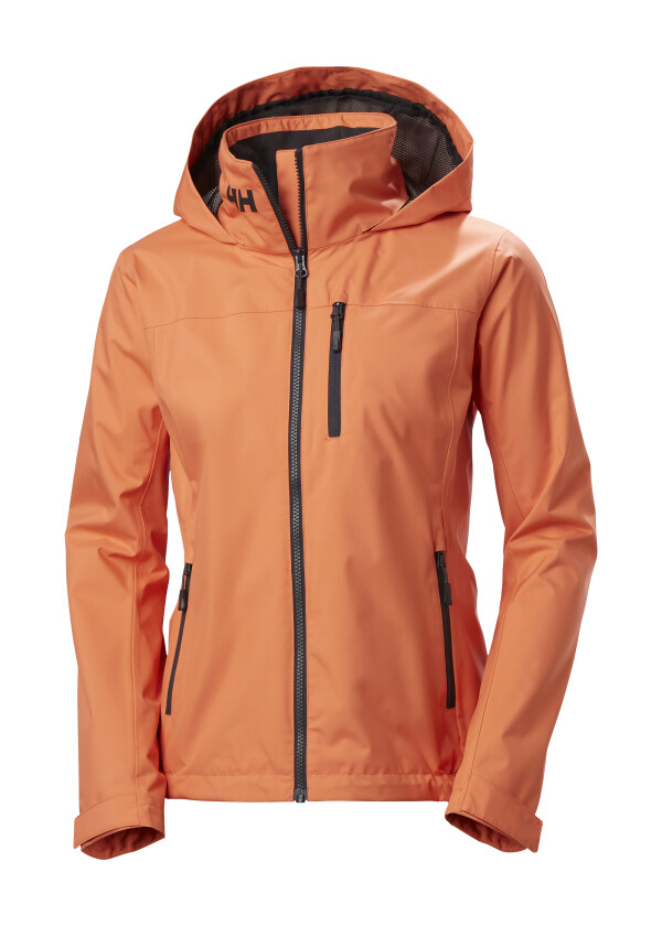 Купить HELLY HANSEN 34448_304-L Женская парусная куртка Crew 2.0 с капюшоном / костер / Размер одежды: L 7ft.ru в интернет магазине Семь Футов