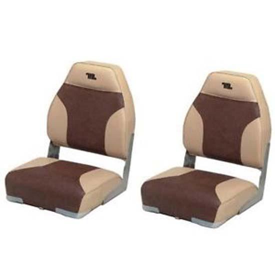 Wise seating 144-8WD588PLS662 High Back Boat Seat Бежевый  Sand / Brown