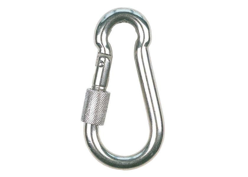 Купить Карабин с замком / Длина: 80 мм 58370-bvs 7ft.ru в интернет магазине Семь Футов