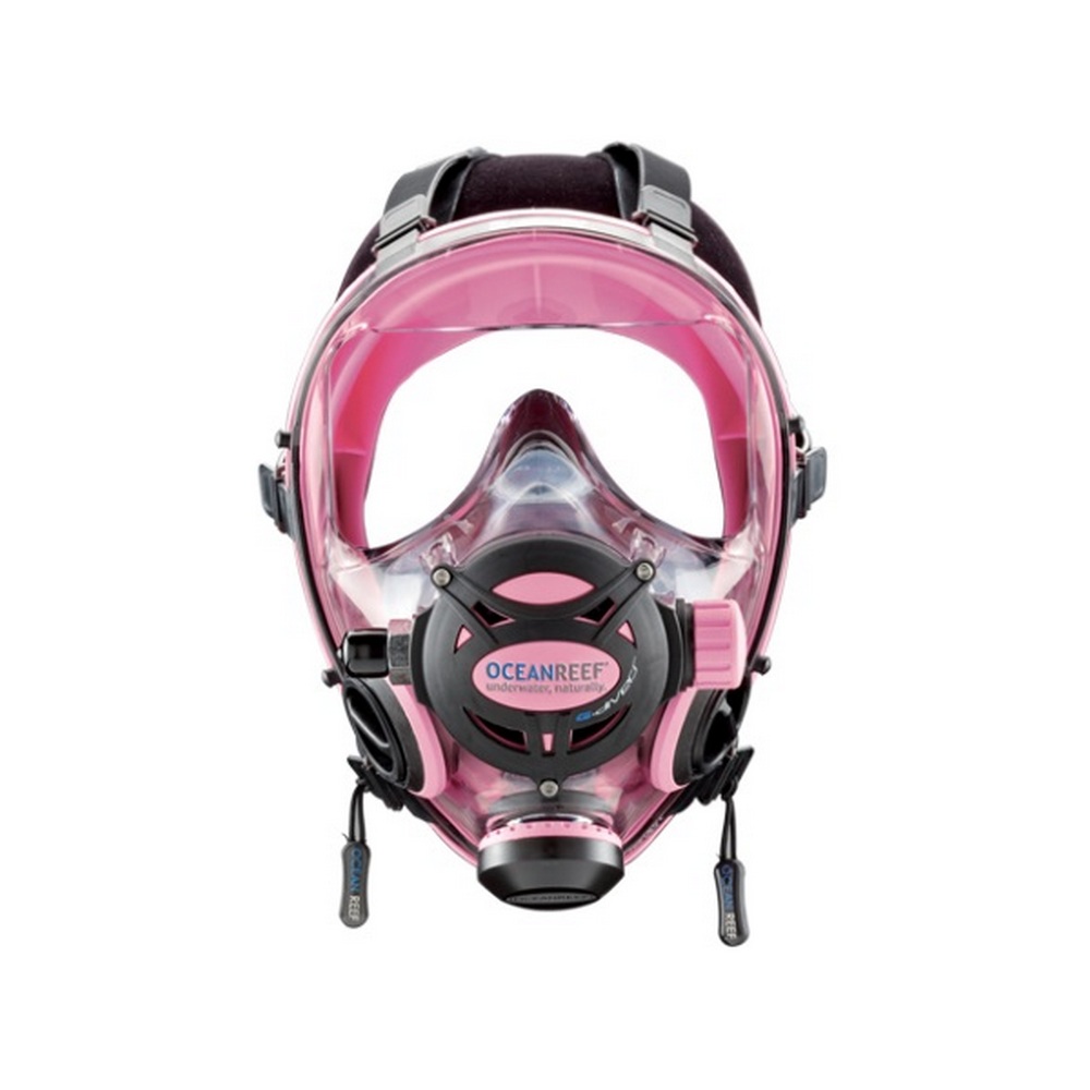 Маска полнолицевая для спортивного дайвинга OceanReef Neptune Space G.Divers OR025014 S/M розовый
