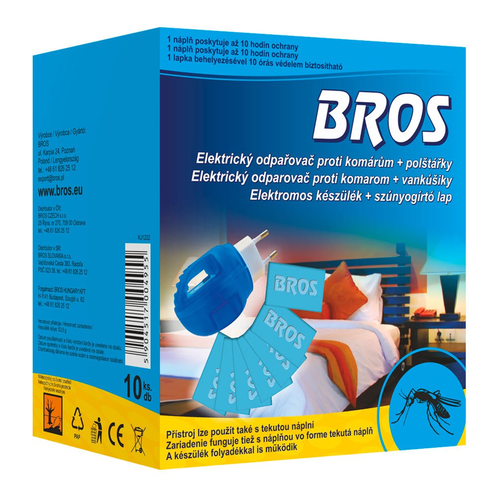 Bros 80800010 10 Запасные таблетки от комаров Бесцветный