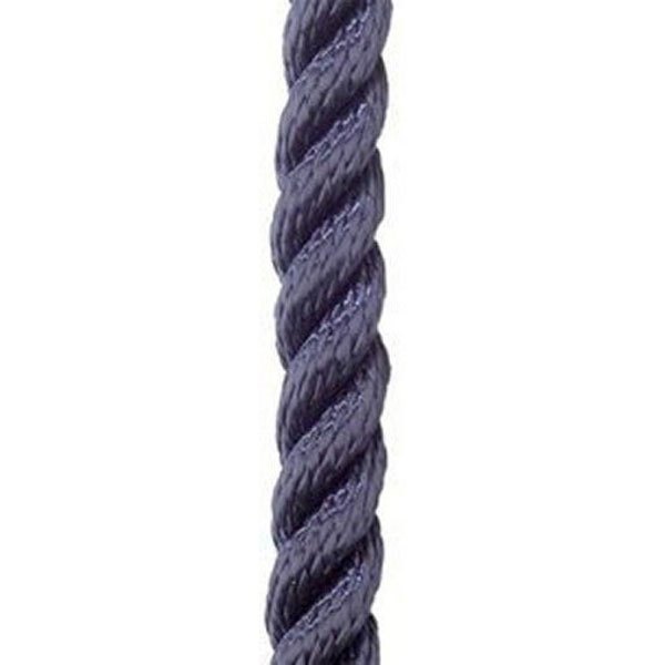 Poly ropes POL1266042912 165 m Улучшенная веревка из полиэстера Черный Blue 12 mm 