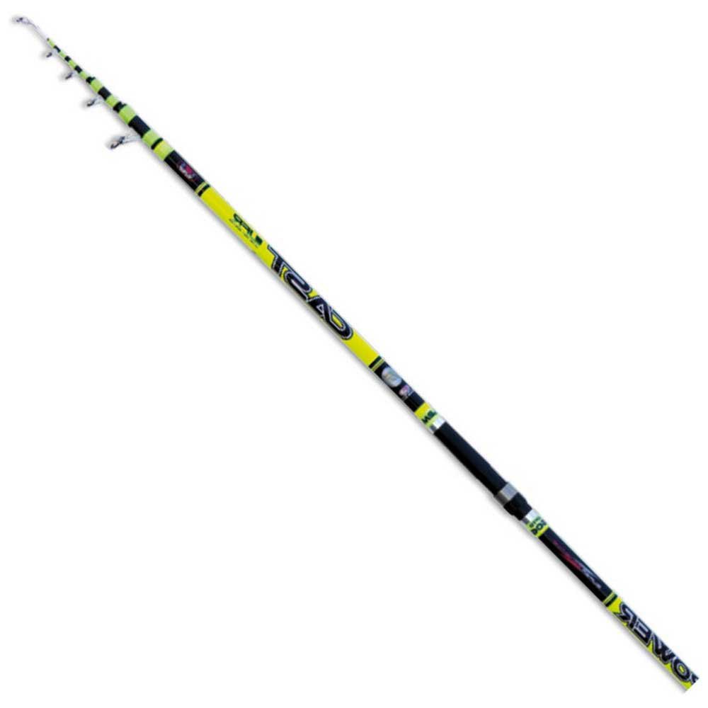 Fishing ferrari 2282818 Power Cast Телескопическая удочка для серфинга Зеленый Yellow 4.20 m 