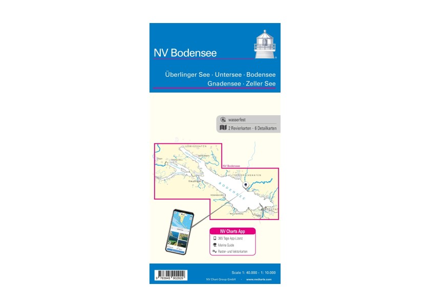 Купить NV VERLAG Inland Water Chart Lake Constance / waterproof 29338-bvs 7ft.ru в интернет магазине Семь Футов