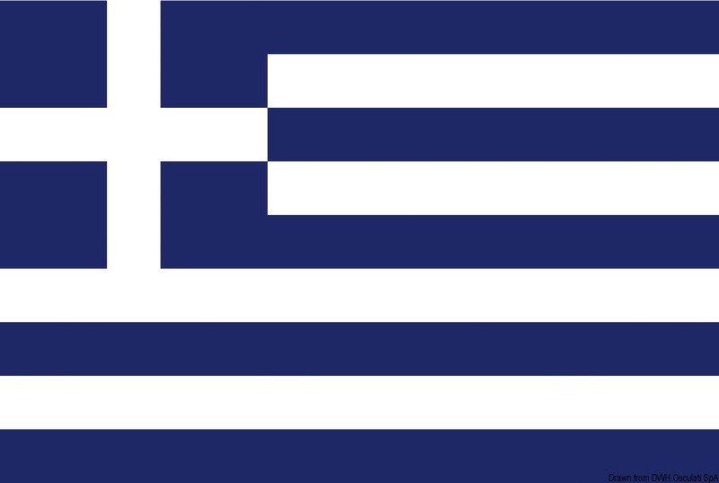 Купить Флаг Греции гостевой 20 х 30 см, Osculati 35.452.01 7ft.ru в интернет магазине Семь Футов