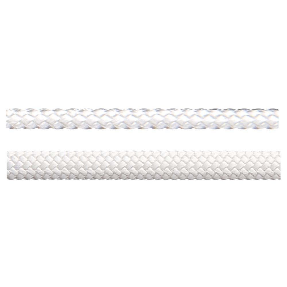 Regatta yacht ropes 360.06BL 50 Polyester Super Round Rope Белая White 6.00 mm 