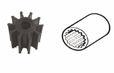 Купить Импеллер помпы охлаждения двигателей CEF 133 57.18 x 50.25 мм посадка шлицевая, Osculati 16.194.67 7ft.ru в интернет магазине Семь Футов