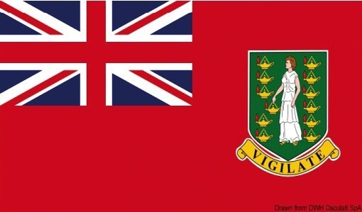 Купить British Virgin Islands merchant ensign 20 x 30 cm, 35.466.01 7ft.ru в интернет магазине Семь Футов