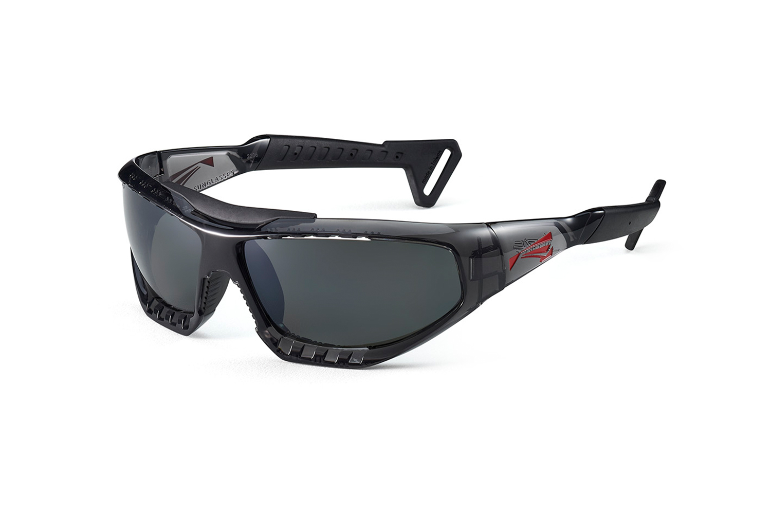 Купить Спортивные очки LiP Surge / Gloss Trans. Grey / Black / PC Polarized / Levanté Series Chroma Smoke 7ft.ru в интернет магазине Семь Футов