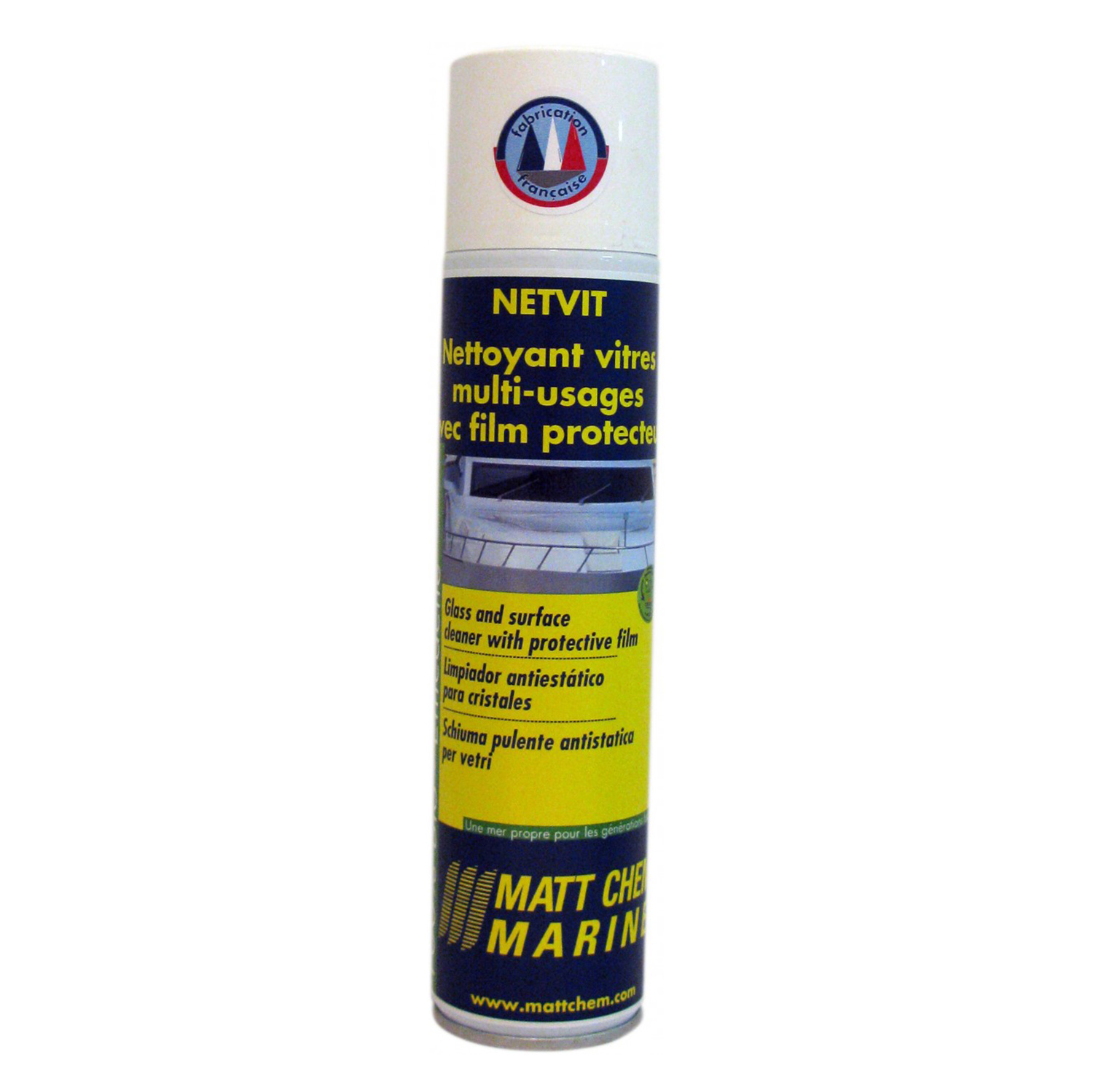 Купить Очиститель-антистатик Matt Chem Marine Netvit 404M для стекла 300мл 7ft.ru в интернет магазине Семь Футов