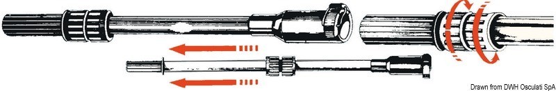 Купить Telescopic extension rod for outboard engines, 45.159.00 7ft.ru в интернет магазине Семь Футов