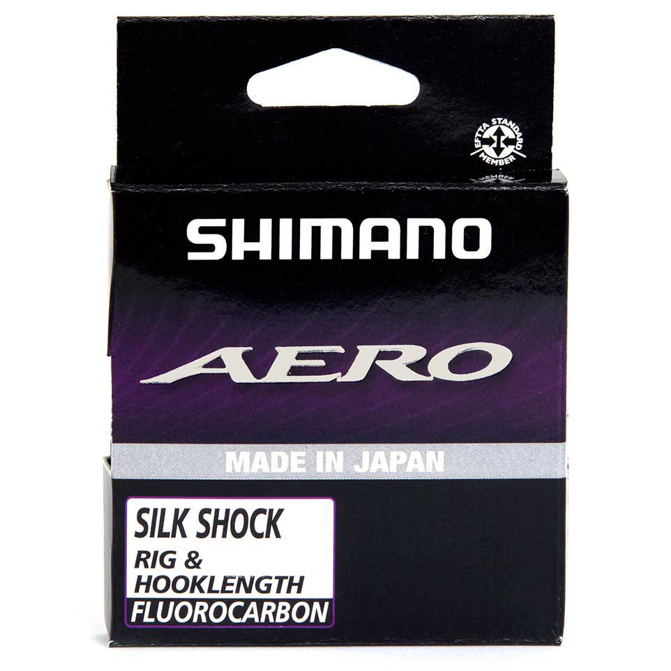 Shimano fishing AERSSFRH50114 Aero Silk Shock Fluoro Rig 50 M Серый Grey 0.114 mm 