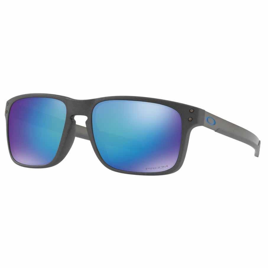 Oakley OO9384-1057 Holbrook Mix Поляризованные Очки Steel Prizm Sapphire Polarized/CAT 3