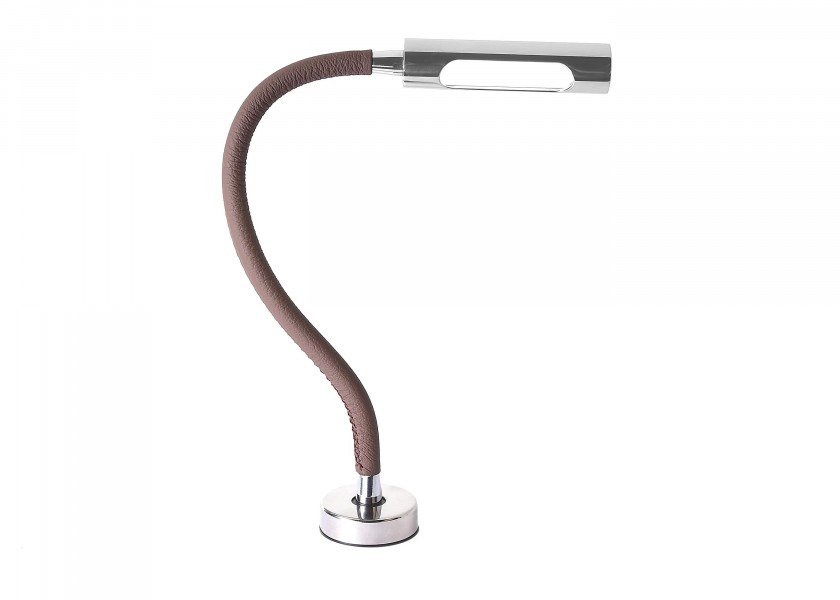 Купить QUICK Califfa LED Reading Light / Brown Leather 67118-bvs 7ft.ru в интернет магазине Семь Футов
