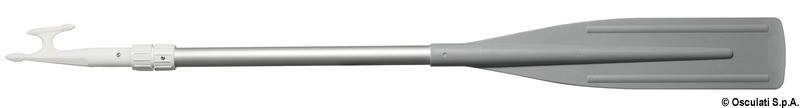 Купить Разборное телескопическое весло 80-180см Ø30/35мм с отпорным крюком из анодированного алюминия, Osculati 34.452.20 7ft.ru в интернет магазине Семь Футов