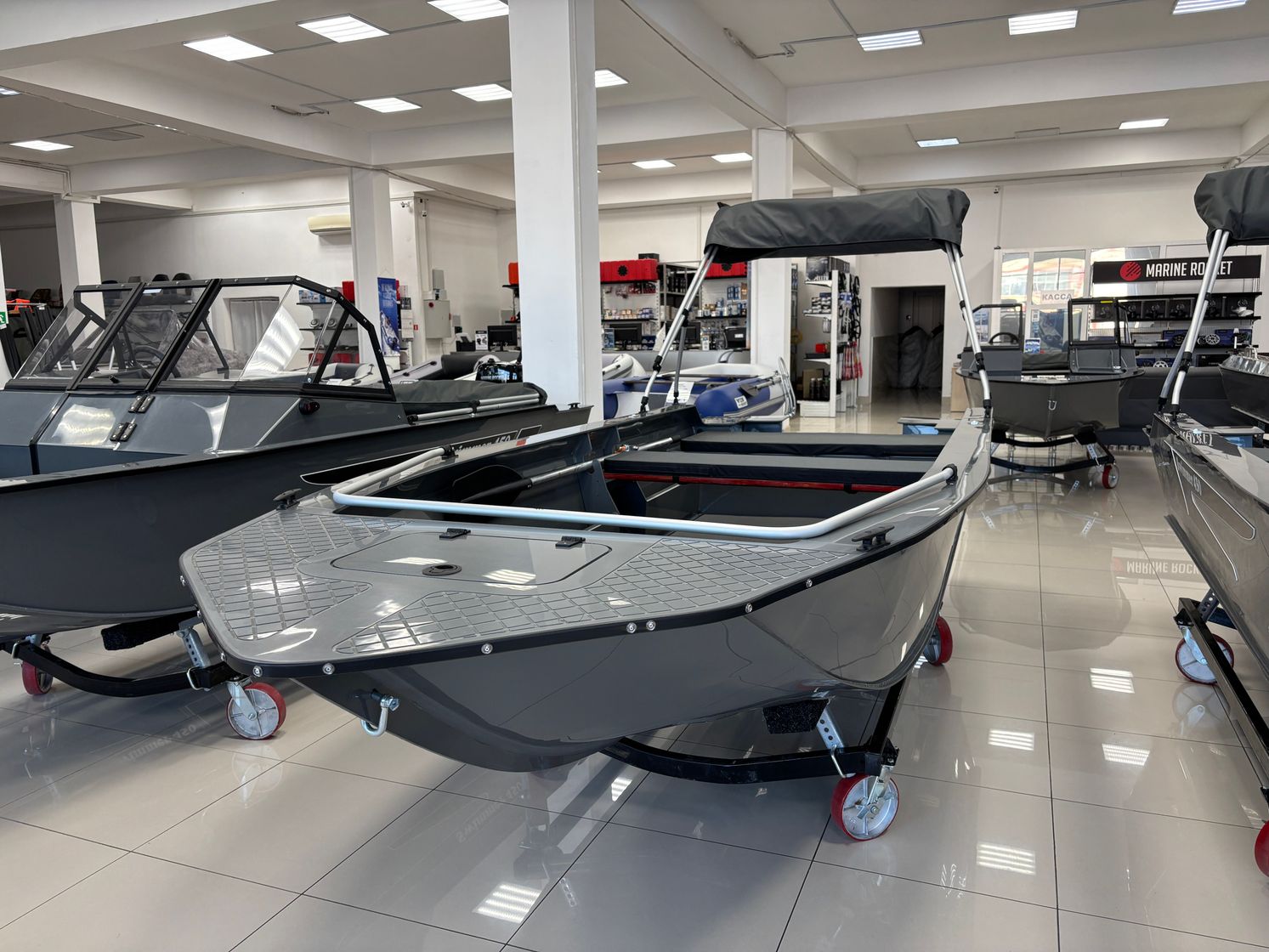 Купить Моторная лодка Swimmer 430, тент ходовой, тент транспортировочный Swimmer430_tent 7ft.ru в интернет магазине Семь Футов