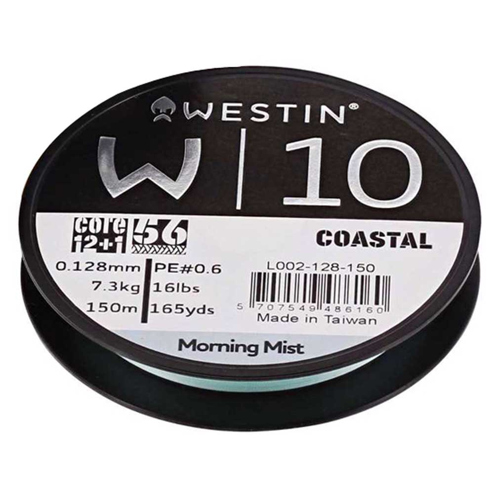 Westin L002-165-150 W10 13 150 m Плетеный Бесцветный Coastal Morning Mist 0.165 mm 