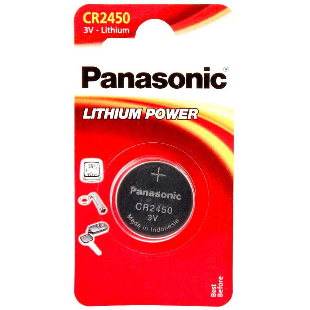 Panasonic CR2450L/1BP 1 CR 2450 Литиевые аккумуляторы Серебристый Silver