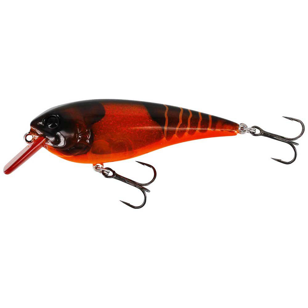 Воблер для рыбалки Westin RawBite Crankbait P048-573-005 3D Fire Craw 70мм 12гр погружение на 1,5-2м из ABS-пластика и углеродистой стали
