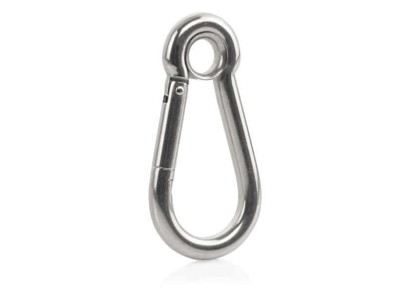 Купить Карабин с закрытым глазком / Длина: 80 мм 12340-bvs 7ft.ru в интернет магазине Семь Футов