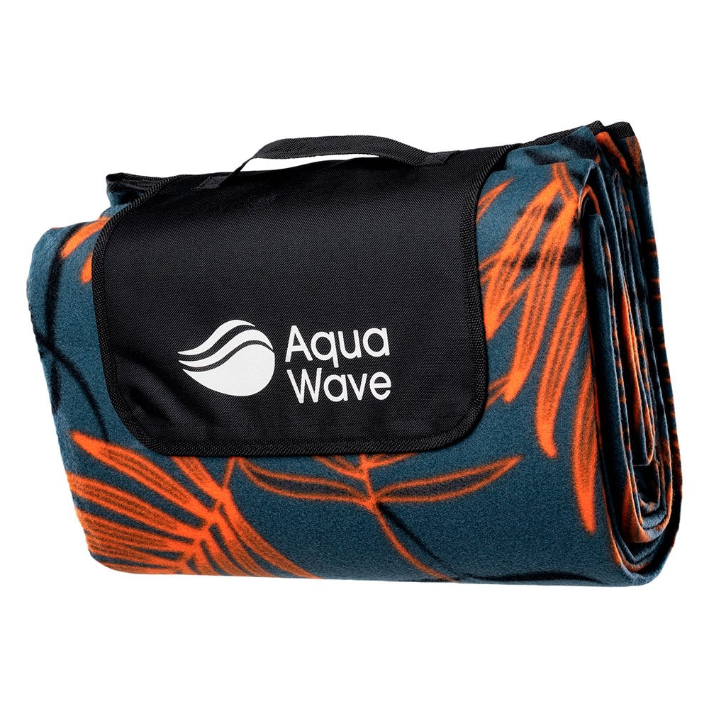 Aquawave 35921-OR PAL PRIN- Salva Одеяло для пикника Черный Orange Palms Print