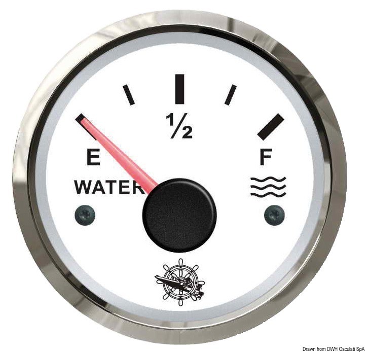 Купить Water level gauge 240/33 Ohm white/glossy, 27.322.03 7ft.ru в интернет магазине Семь Футов