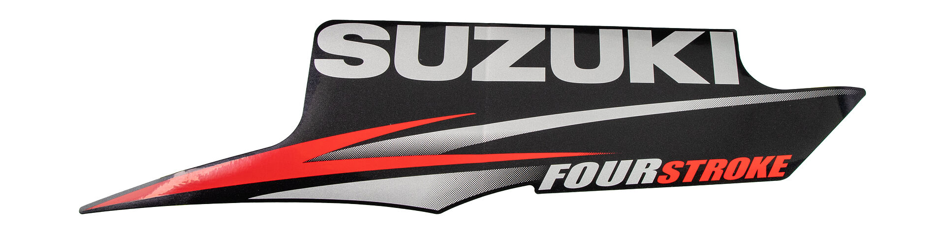 Купить Наклейка капота Suzuki DF4-15 \"Suzuki\" левая сторона 6145391J40000 7ft.ru в интернет магазине Семь Футов