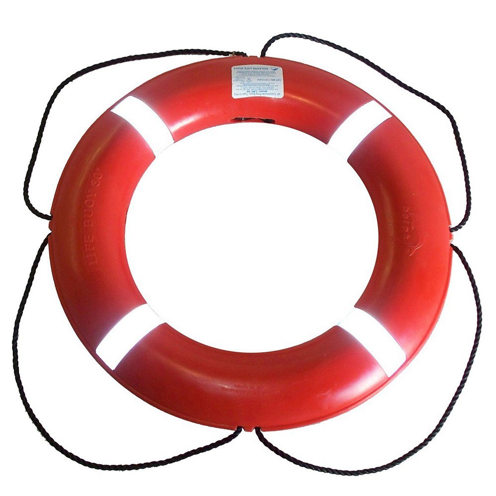 Dock edge 686-56203F Спасательный круг 30´ Красный