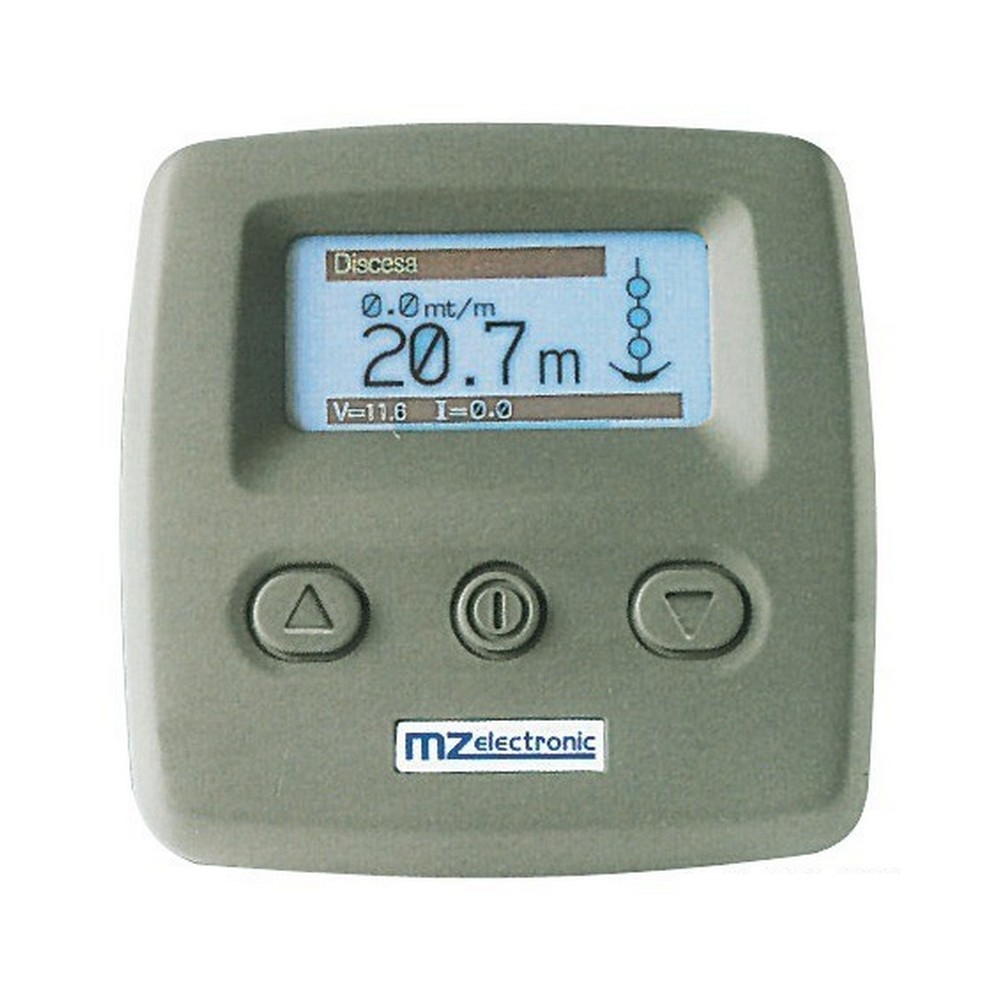 Пульт управления со счетчиком цепи MZ Electronic EV030-Radio 100x100х18мм с подключением к лебедке по радио сигналу, Osculati 02.356.01