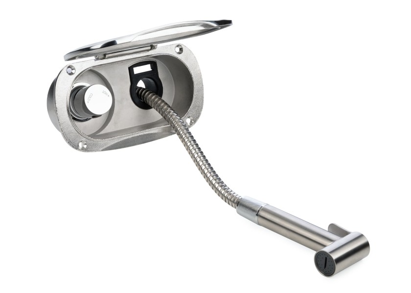 Купить Stainless Steel Deck Shower with Mixer / 2.5 m stainless steel hose 30235-bvs 7ft.ru в интернет магазине Семь Футов