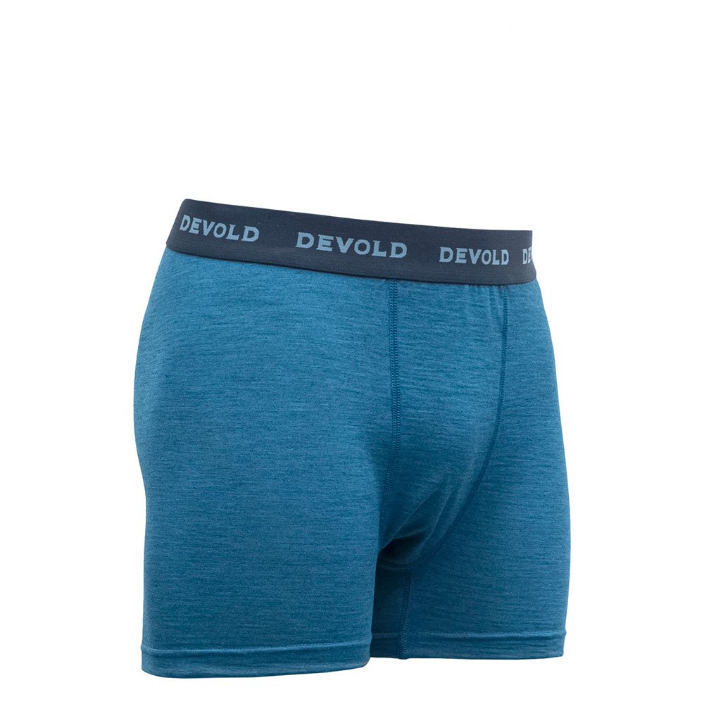 DEVOLD OF NORWAY GO181145A-258A-L Боксёр Breeze Merino 150 Голубой Blue Melange L