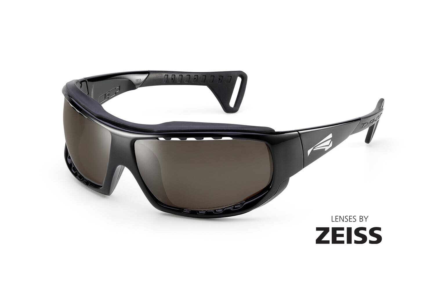 Купить Спортивные очки LiP Typhoon / Gloss Black - Black / Zeiss / PA Polarized / Methane Brown 7ft.ru в интернет магазине Семь Футов