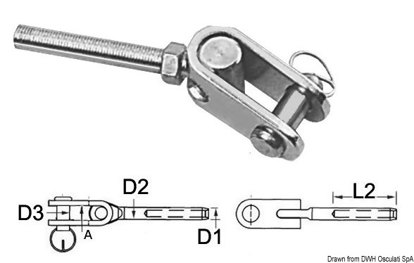 Купить Terminal S.S wire12mm art.fork 05.193.12 7ft.ru в интернет магазине Семь Футов