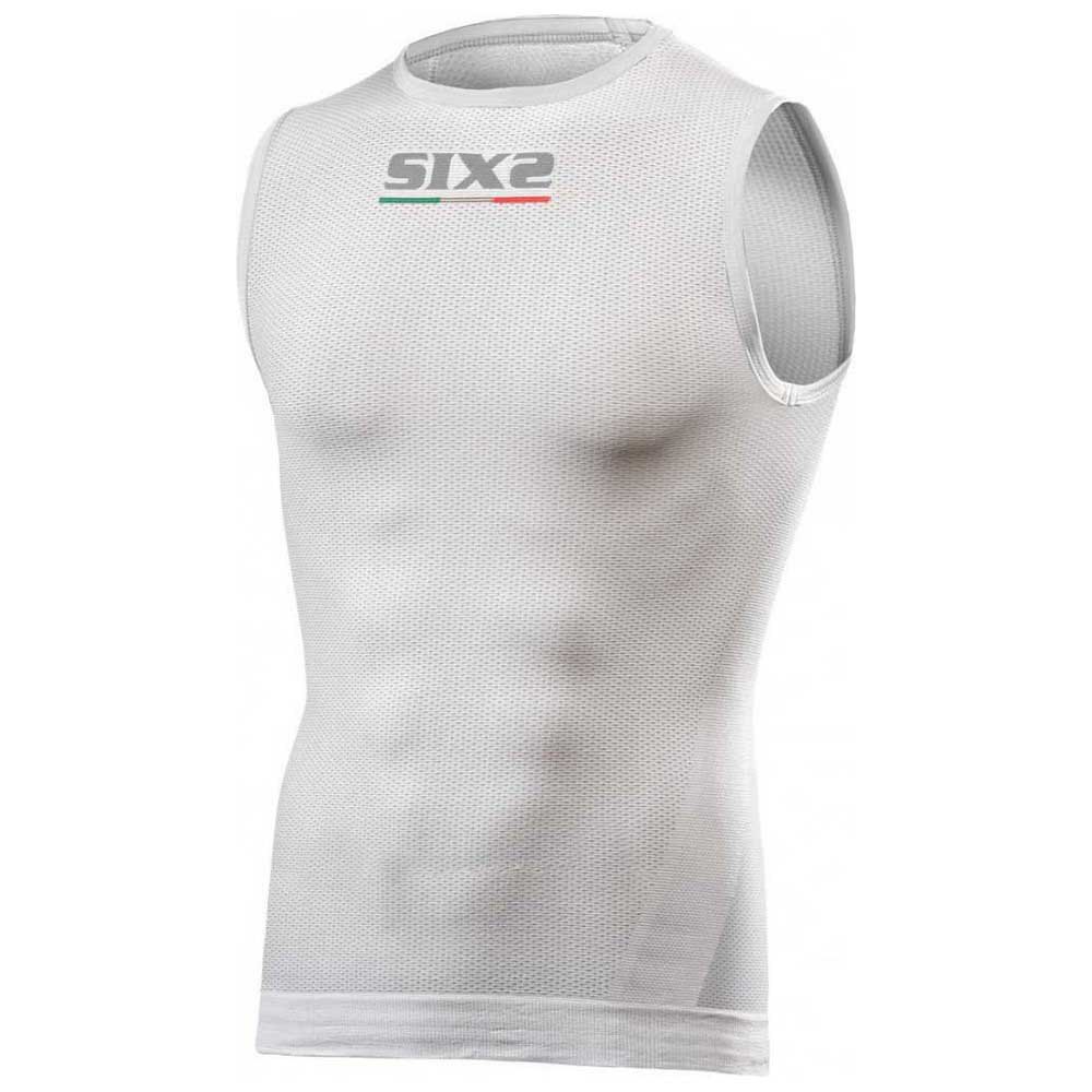 Sixs SMX-WHITECARBON-M/L Футболка без рукавов Carbon Белая White Carbon M-L